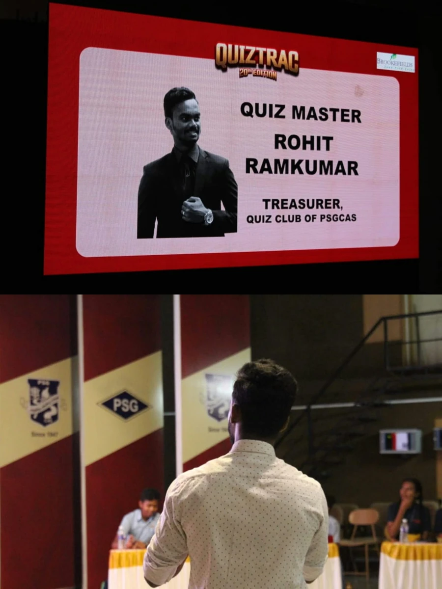 Quiztrac quizmaster event poster